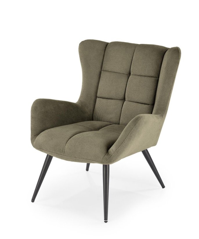 Křeslo BYRON olivové