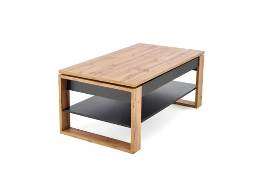 Konferenčný stolík BETTY so zdvíhacou doskou dub artisan/čierna