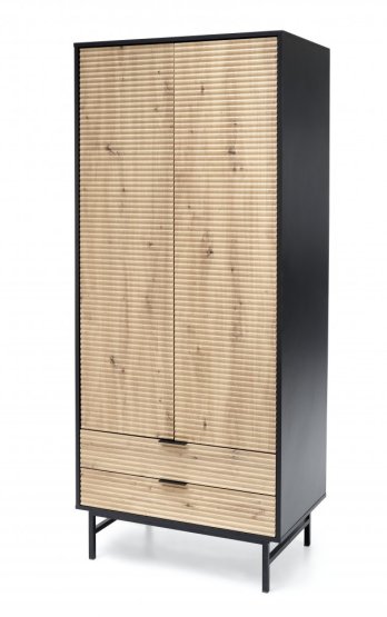 Skriňa MURANO S-1 dub artisan/čierny
