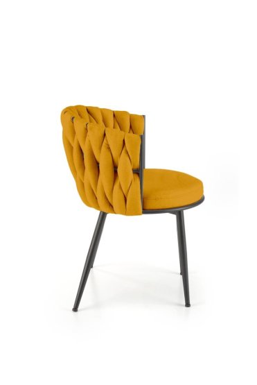 Jedálenská stolička / kreslo K516 horčicová