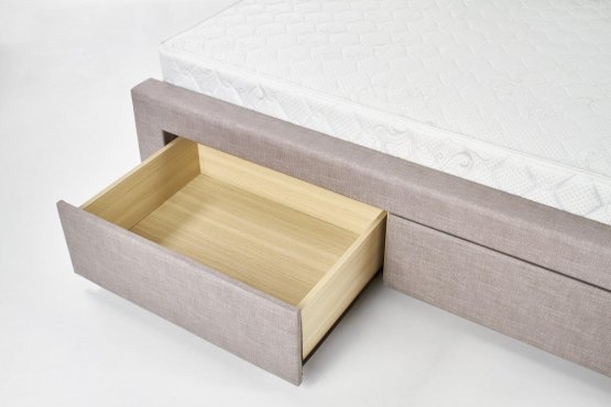 Posteľ EVORA so zásuvkami 160x200 béžová