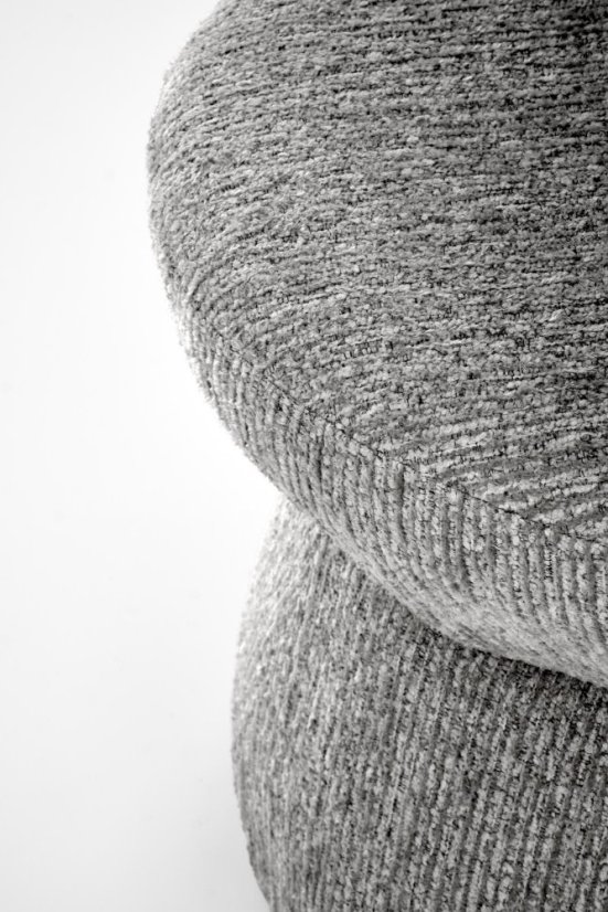 Otočné jedálenské kreslo K581 sivá