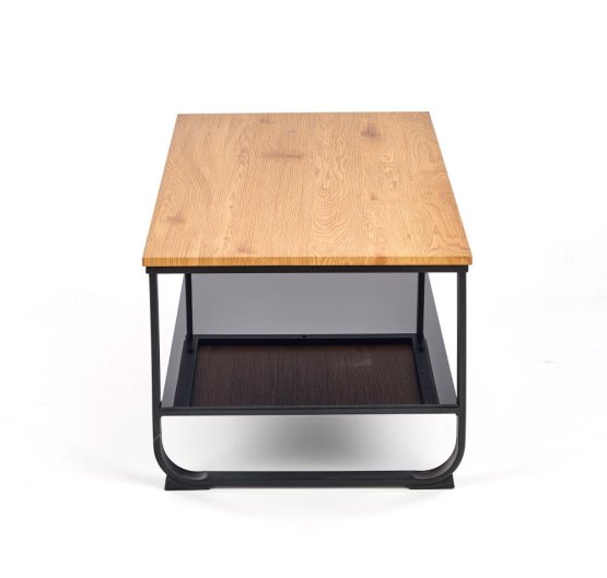 Konferenčný stolík ARTIGA dub zlatý/čierny