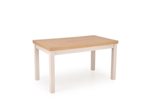 Rozkladací jedálenský stôl TIAGO 140(220)x80 dub hikora / kašmír