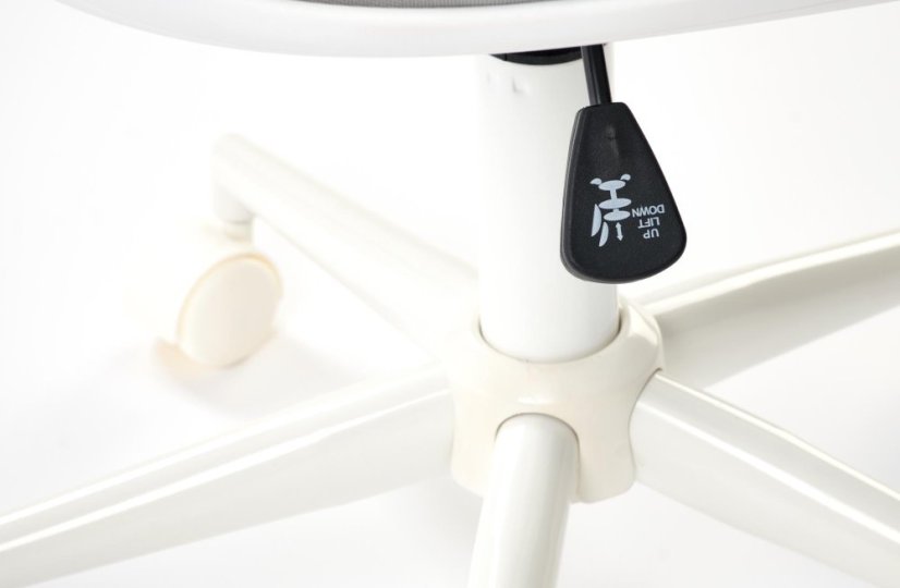 Detská otočná stolička ORION 2 svetlo sivá/biela