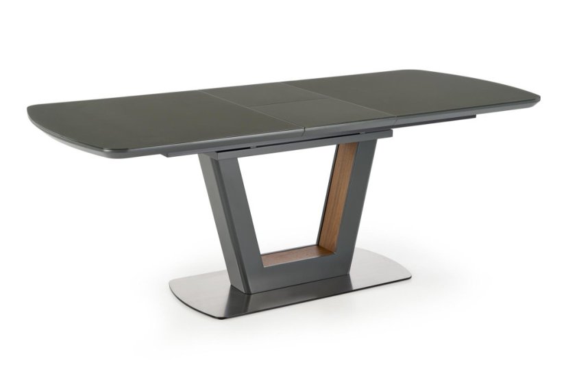Rozkládací jídelní stůl BILOTTI 160(200)x90 antracit mat/ořech