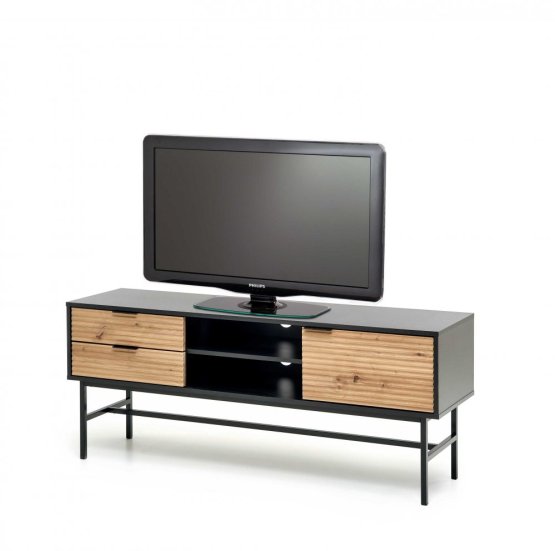 Televízny stolík MURANO dub artisan/čierny