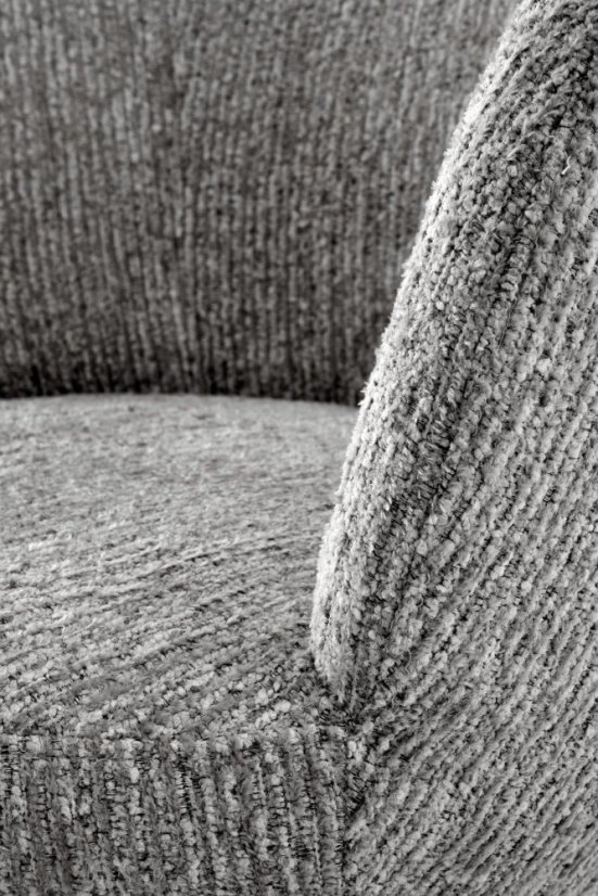 Otočné jedálenské kreslo K581 sivá