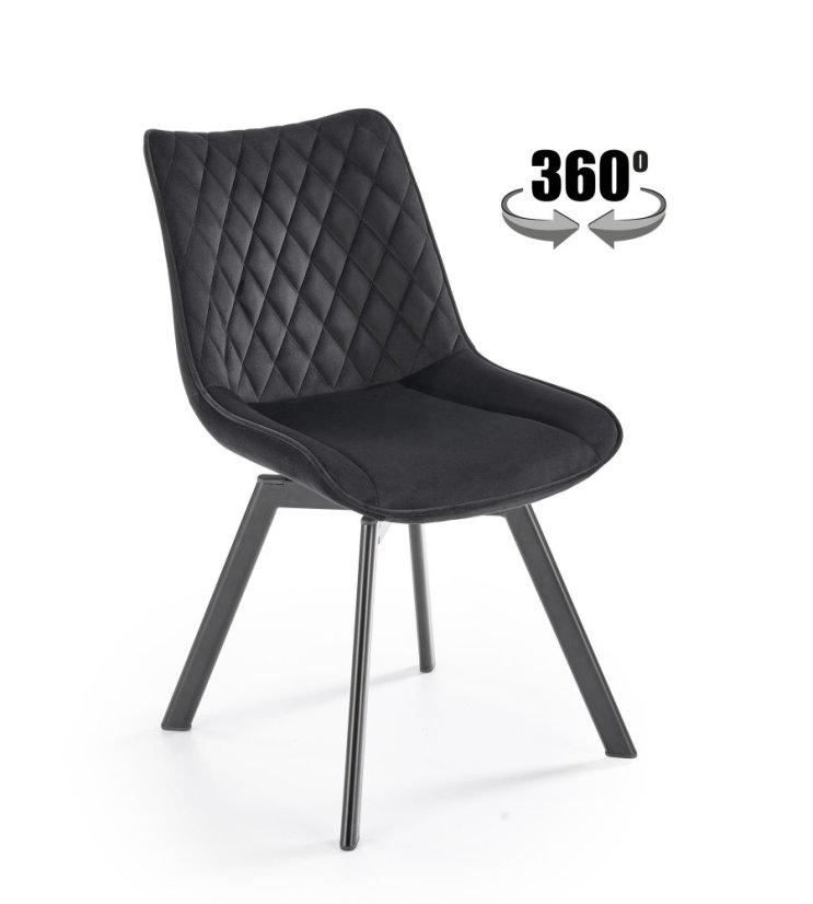 Jedálenská stolička K520 čierna