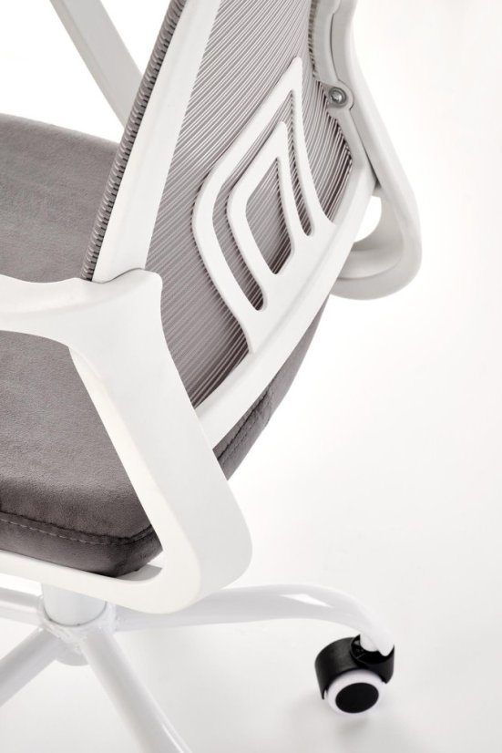 Detská otočná stolička FRODO svetlo sivá