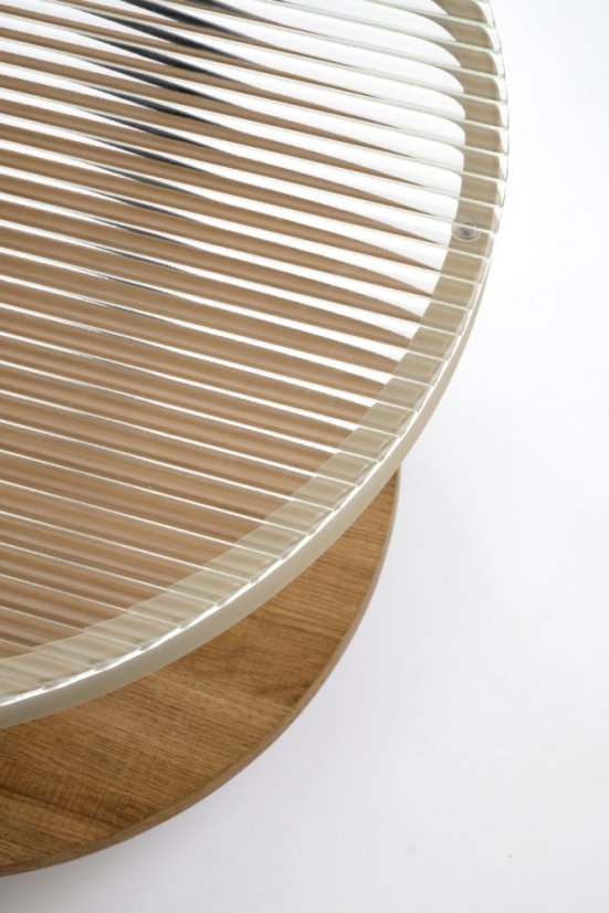 Konferenčný stolík KAMALA prírodná/čierna