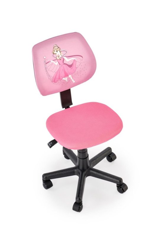 Dětská otočná židle BINGO růžová