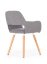 Jedálenská stolička / kreslo K283 sivé