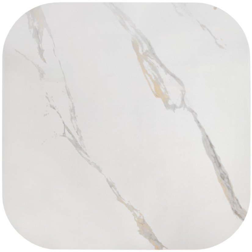 Konferenční stolek BORNA bílý mramor