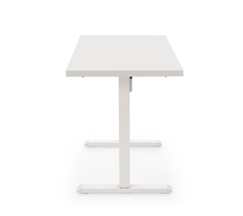 Výškově nastavitelný psací stůl B54 bílý
