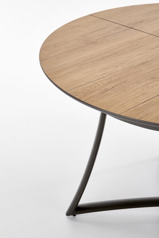 Rozkládací jídelní stůl MORETTI 118(148)x118 dub zlatý/grafit