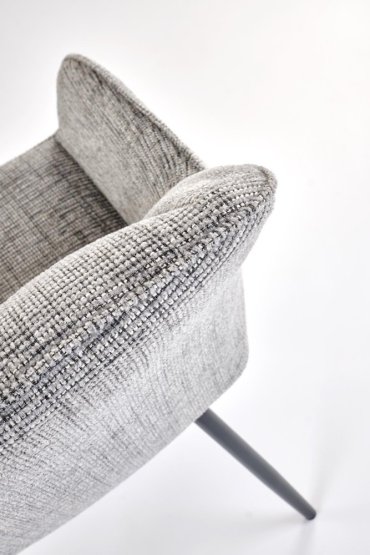 Jedálenská stolička / kreslo K576 sivá