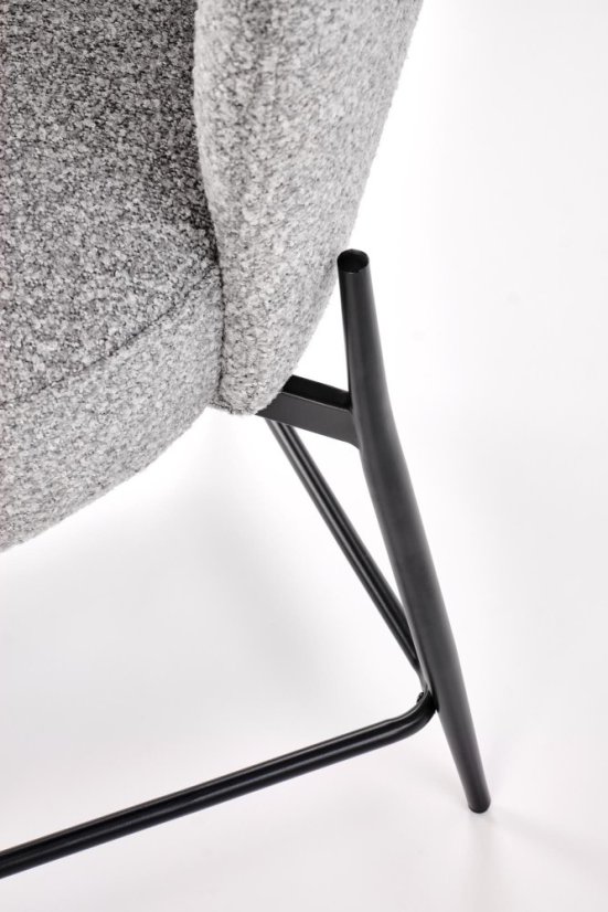 Barová stolička H126 sivá