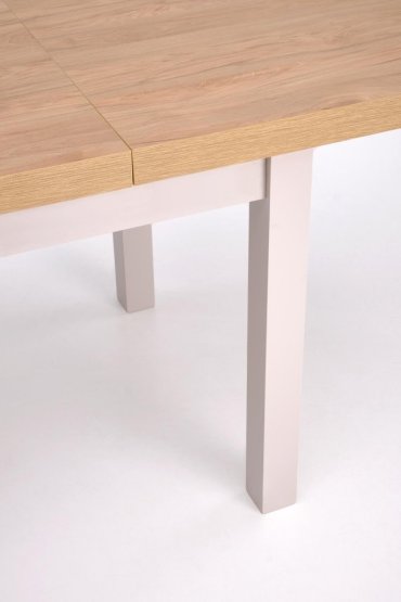 Rozkladací jedálenský stôl TIAGO 140(220)x80 dub hikora / kašmír