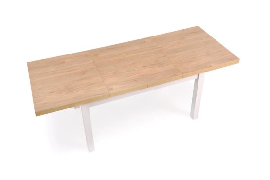 Rozkladací jedálenský stôl TIAGO 140(220)x80 dub hikora / kašmír