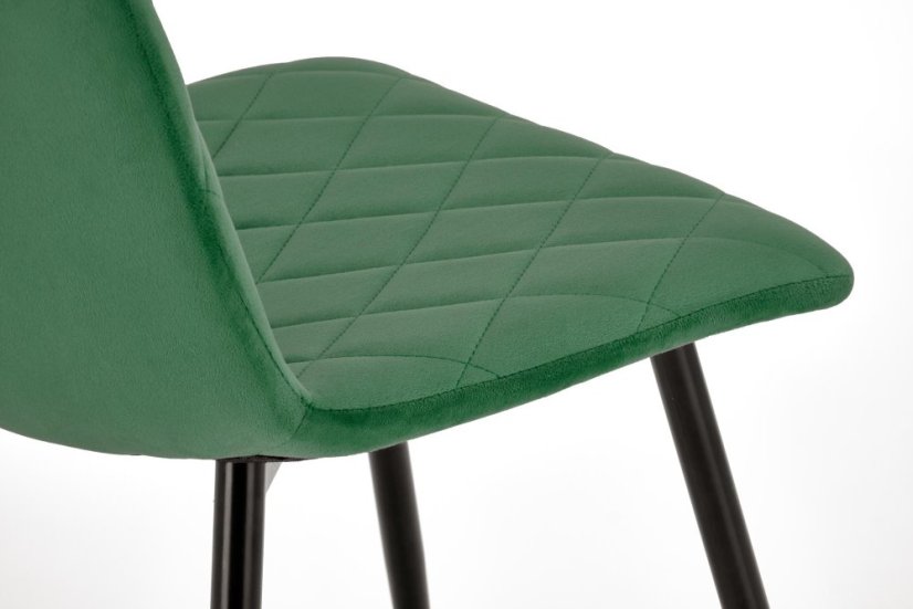 Jedálenská stolička K525 tmavo zelená