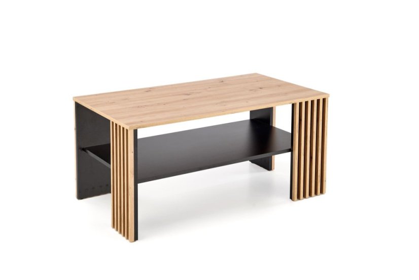 Konferenční stolek FEMINA dub artisan/černý