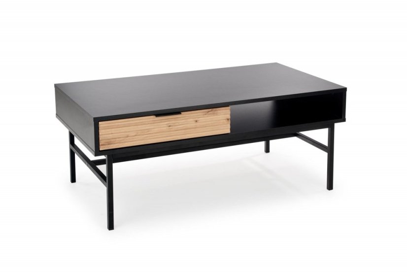Konferenčný stolík MURANO dub artisan/čierny