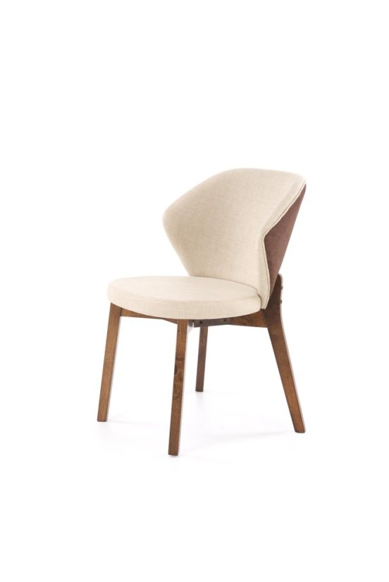 Jedálenská stolička K583 orech/hnedá/béžová