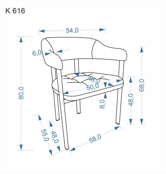 Jedálenská stolička K616 béžová / orech