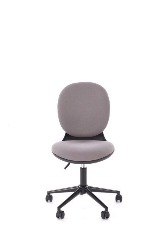 Dětská otočná židle ORION černá/šedá