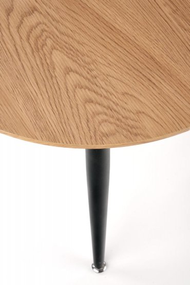 Konferenční stolek MENTONA 2 - sada 2 ks dub zlatý/černý