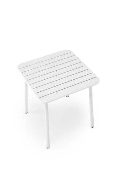 Zahradní stůl BOSCO 70x70 bílý