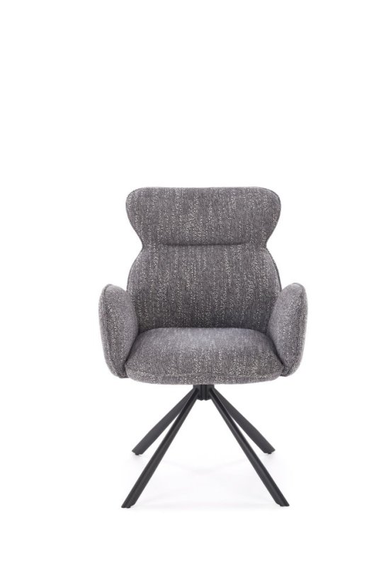 Jedálenská stolička / kreslo K571 sivá