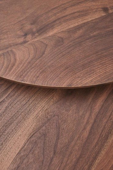 Konferenční stolek JAVA - sada 2 ks ořech/černý