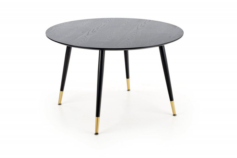 Kulatý jídelní stůl EMBOS 120 černý