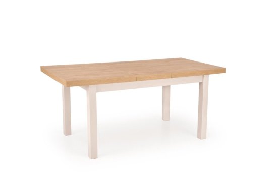 Rozkladací jedálenský stôl TIAGO 140(220)x80 dub hikora / kašmír