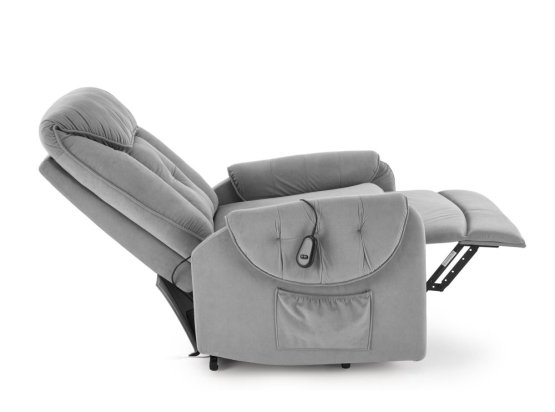 Relaxačné kreslo HORTON sivé