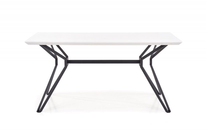 Jídelní stůl PASCAL 160x90 bílý/černý