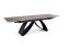 Rozkladací jedálenský stôl HILARIO 180(260)x90 orech/čierna