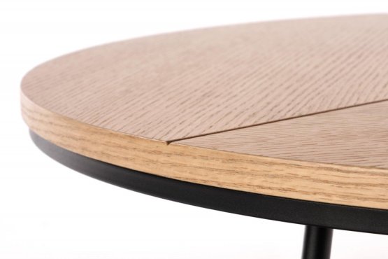 Konferenční stolek KARIDA dub přírodní/černý