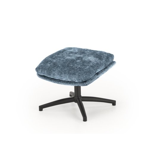 Kreslo DARIO s podnožkou modré