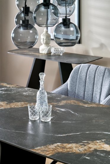 Jedálenské kreslo K570 sivá