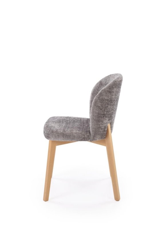 Jedálenská stolička BASSO dub prírodný/sivá