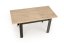 Rozkladací jedálenský stôl BAGIO 120(160)x80 dub artisan/čierny