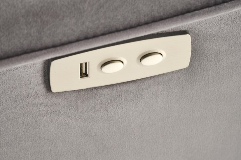 Relaxační křeslo SEMIR 2 šedé