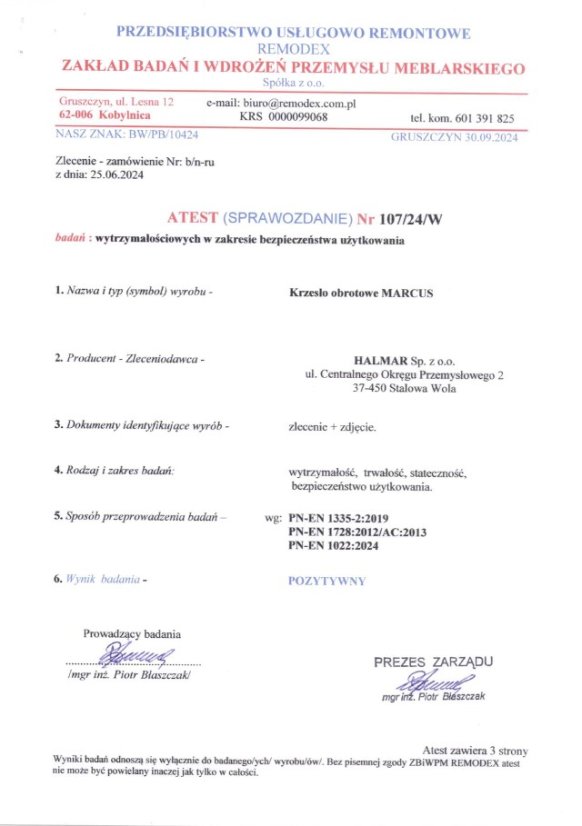 Kancelárske kreslo MARCUS čierne