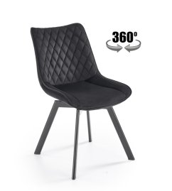 Jedálenská stolička K520 čierna