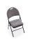Skládací židle K566 černá/šedá
