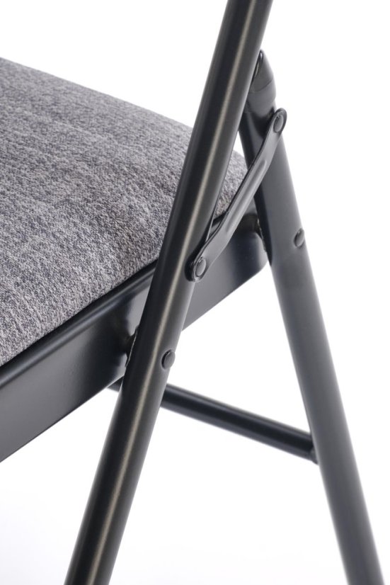 Skládací židle K566 černá/šedá