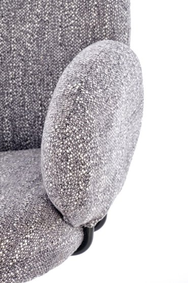 Jedálenská stolička / kreslo K568 sivá